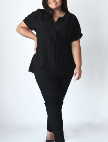 Blusa Plus Size Vista Galão