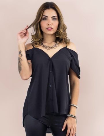 Blusa Botões Frontais